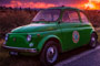 vintage fiat 500 tour with villa visit